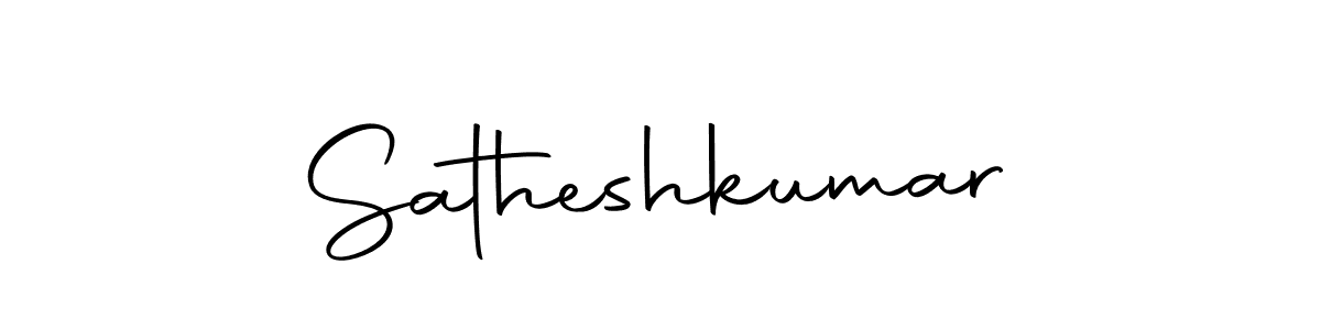 Create a beautiful signature design for name Satheshkumar. With this signature (Autography-DOLnW) fonts, you can make a handwritten signature for free. Satheshkumar signature style 10 images and pictures png