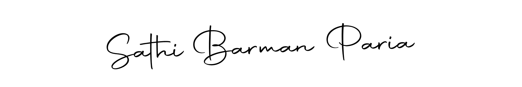 Design your own signature with our free online signature maker. With this signature software, you can create a handwritten (Autography-DOLnW) signature for name Sathi Barman Paria. Sathi Barman Paria signature style 10 images and pictures png