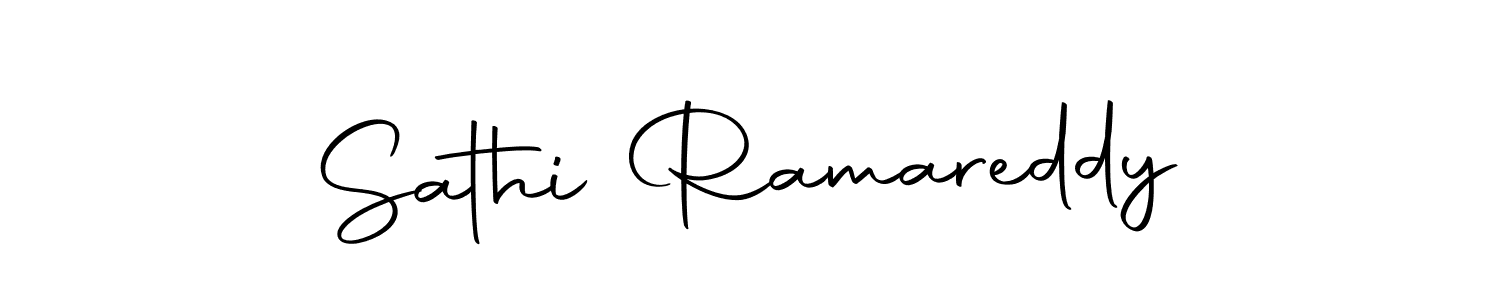 Also we have Sathi Ramareddy name is the best signature style. Create professional handwritten signature collection using Autography-DOLnW autograph style. Sathi Ramareddy signature style 10 images and pictures png