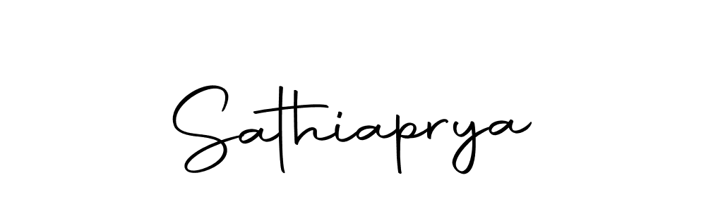 Design your own signature with our free online signature maker. With this signature software, you can create a handwritten (Autography-DOLnW) signature for name Sathiaprya. Sathiaprya signature style 10 images and pictures png