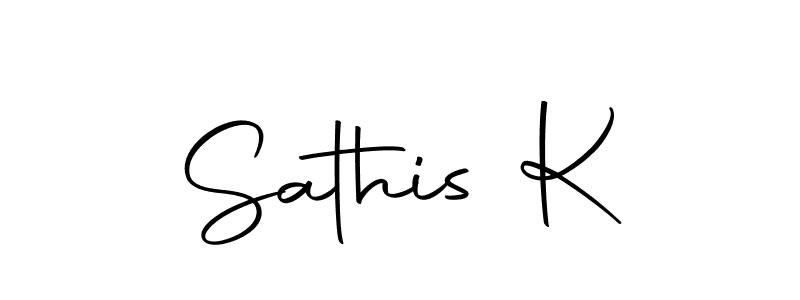 Make a short Sathis K signature style. Manage your documents anywhere anytime using Autography-DOLnW. Create and add eSignatures, submit forms, share and send files easily. Sathis K signature style 10 images and pictures png