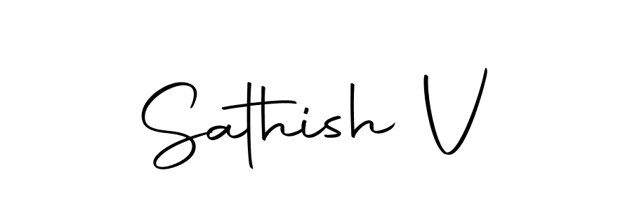 Here are the top 10 professional signature styles for the name Sathish V. These are the best autograph styles you can use for your name. Sathish V signature style 10 images and pictures png