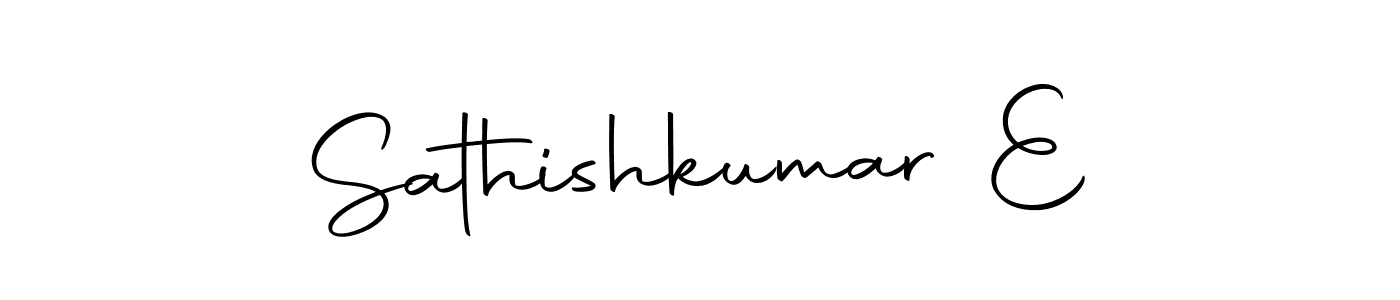 Make a short Sathishkumar E signature style. Manage your documents anywhere anytime using Autography-DOLnW. Create and add eSignatures, submit forms, share and send files easily. Sathishkumar E signature style 10 images and pictures png