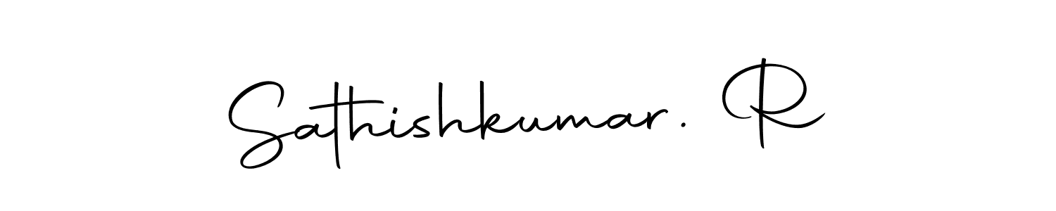 Design your own signature with our free online signature maker. With this signature software, you can create a handwritten (Autography-DOLnW) signature for name Sathishkumar. R. Sathishkumar. R signature style 10 images and pictures png