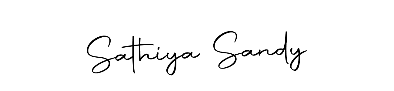 Also we have Sathiya Sandy name is the best signature style. Create professional handwritten signature collection using Autography-DOLnW autograph style. Sathiya Sandy signature style 10 images and pictures png