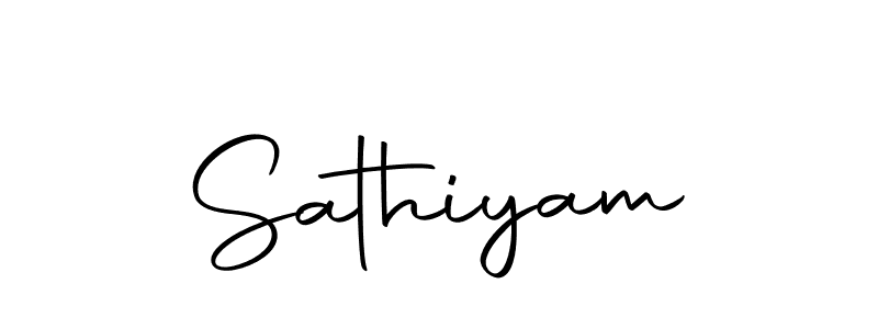 How to make Sathiyam signature? Autography-DOLnW is a professional autograph style. Create handwritten signature for Sathiyam name. Sathiyam signature style 10 images and pictures png