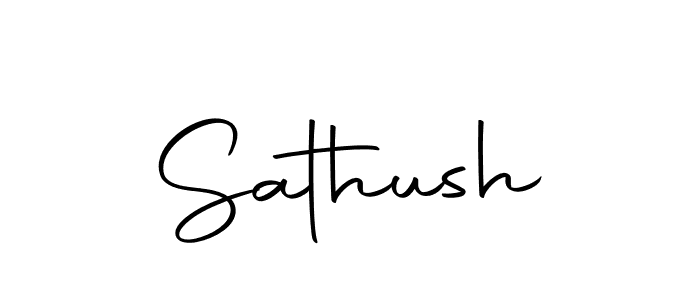 Use a signature maker to create a handwritten signature online. With this signature software, you can design (Autography-DOLnW) your own signature for name Sathush. Sathush signature style 10 images and pictures png