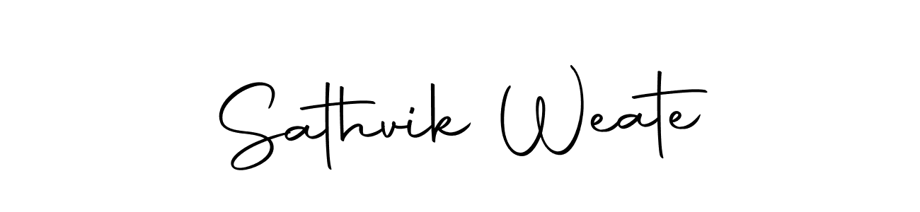 Similarly Autography-DOLnW is the best handwritten signature design. Signature creator online .You can use it as an online autograph creator for name Sathvik Weate. Sathvik Weate signature style 10 images and pictures png