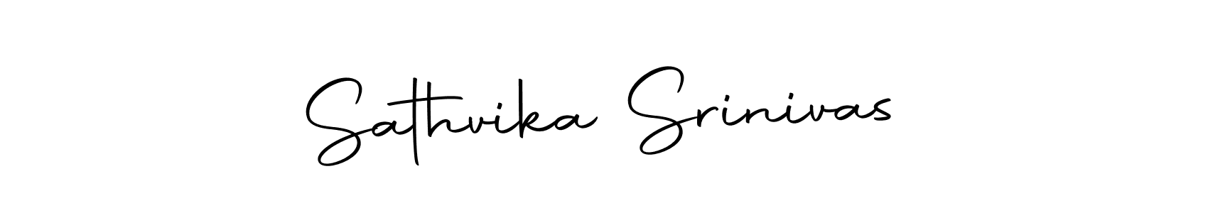 The best way (Autography-DOLnW) to make a short signature is to pick only two or three words in your name. The name Sathvika Srinivas include a total of six letters. For converting this name. Sathvika Srinivas signature style 10 images and pictures png