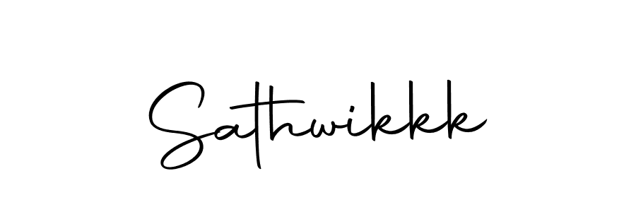 How to make Sathwikkk signature? Autography-DOLnW is a professional autograph style. Create handwritten signature for Sathwikkk name. Sathwikkk signature style 10 images and pictures png