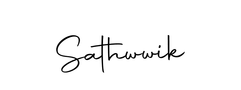 You should practise on your own different ways (Autography-DOLnW) to write your name (Sathwwik) in signature. don't let someone else do it for you. Sathwwik signature style 10 images and pictures png