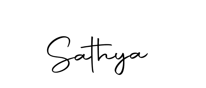 Design your own signature with our free online signature maker. With this signature software, you can create a handwritten (Autography-DOLnW) signature for name Sathya . Sathya  signature style 10 images and pictures png