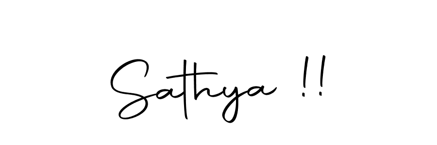 How to make Sathya !! signature? Autography-DOLnW is a professional autograph style. Create handwritten signature for Sathya !! name. Sathya !! signature style 10 images and pictures png