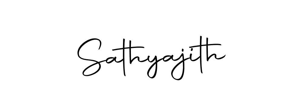 How to make Sathyajith signature? Autography-DOLnW is a professional autograph style. Create handwritten signature for Sathyajith name. Sathyajith signature style 10 images and pictures png