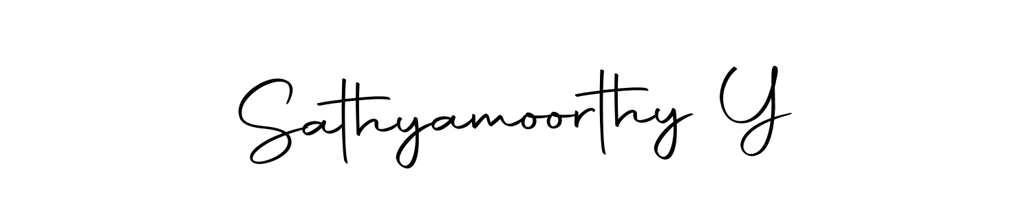 The best way (Autography-DOLnW) to make a short signature is to pick only two or three words in your name. The name Sathyamoorthy Y include a total of six letters. For converting this name. Sathyamoorthy Y signature style 10 images and pictures png