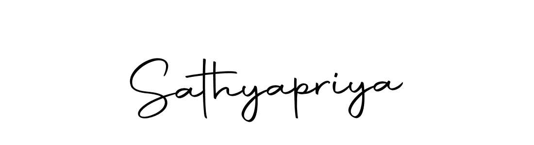 Make a beautiful signature design for name Sathyapriya. Use this online signature maker to create a handwritten signature for free. Sathyapriya signature style 10 images and pictures png