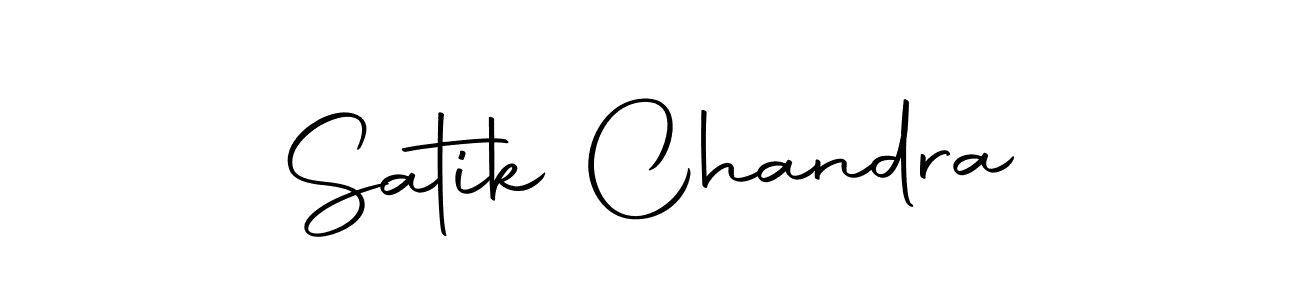 The best way (Autography-DOLnW) to make a short signature is to pick only two or three words in your name. The name Satik Chandra include a total of six letters. For converting this name. Satik Chandra signature style 10 images and pictures png