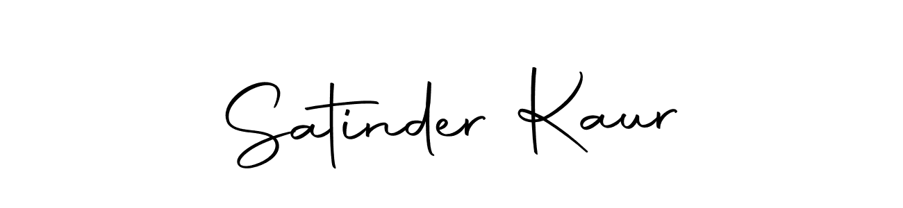 How to make Satinder Kaur name signature. Use Autography-DOLnW style for creating short signs online. This is the latest handwritten sign. Satinder Kaur signature style 10 images and pictures png