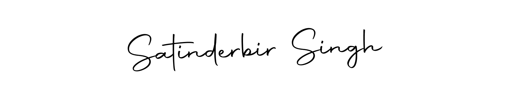 Also we have Satinderbir Singh name is the best signature style. Create professional handwritten signature collection using Autography-DOLnW autograph style. Satinderbir Singh signature style 10 images and pictures png