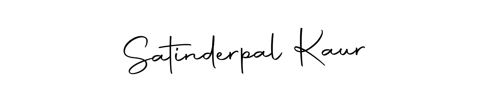 Design your own signature with our free online signature maker. With this signature software, you can create a handwritten (Autography-DOLnW) signature for name Satinderpal Kaur. Satinderpal Kaur signature style 10 images and pictures png