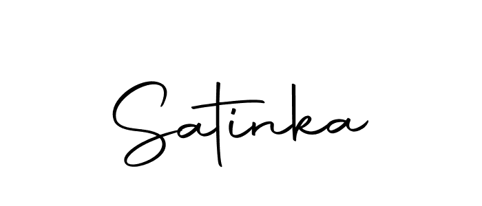 How to make Satinka signature? Autography-DOLnW is a professional autograph style. Create handwritten signature for Satinka name. Satinka signature style 10 images and pictures png