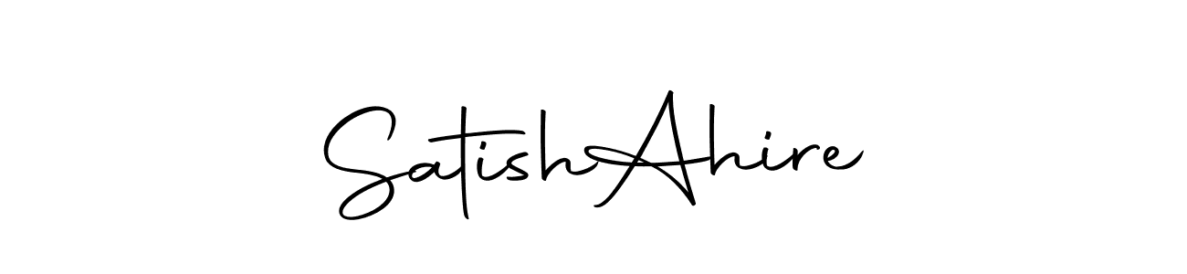 How to make Satish  Ahire signature? Autography-DOLnW is a professional autograph style. Create handwritten signature for Satish  Ahire name. Satish  Ahire signature style 10 images and pictures png