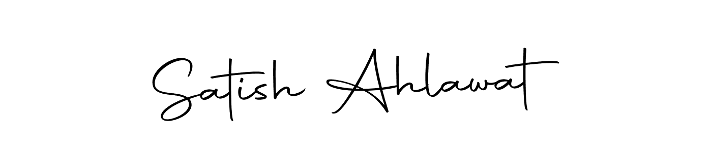 Make a short Satish Ahlawat signature style. Manage your documents anywhere anytime using Autography-DOLnW. Create and add eSignatures, submit forms, share and send files easily. Satish Ahlawat signature style 10 images and pictures png