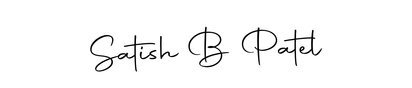 The best way (Autography-DOLnW) to make a short signature is to pick only two or three words in your name. The name Satish B Patel include a total of six letters. For converting this name. Satish B Patel signature style 10 images and pictures png