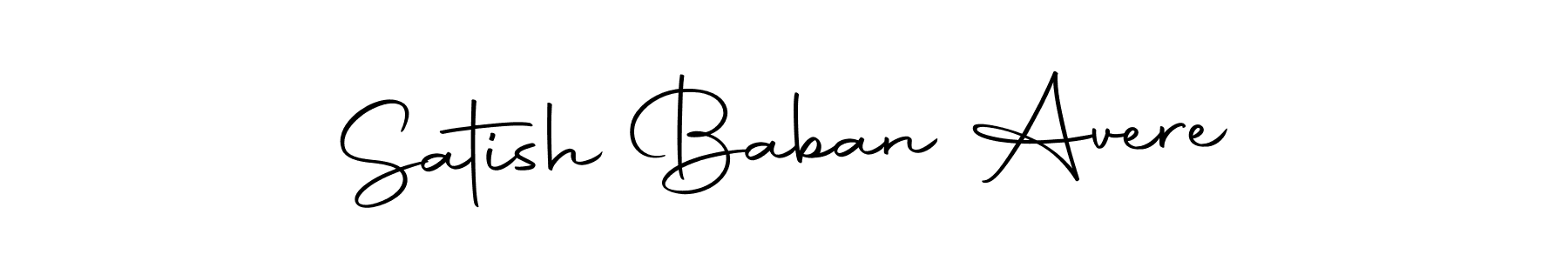 if you are searching for the best signature style for your name Satish Baban Avere. so please give up your signature search. here we have designed multiple signature styles  using Autography-DOLnW. Satish Baban Avere signature style 10 images and pictures png