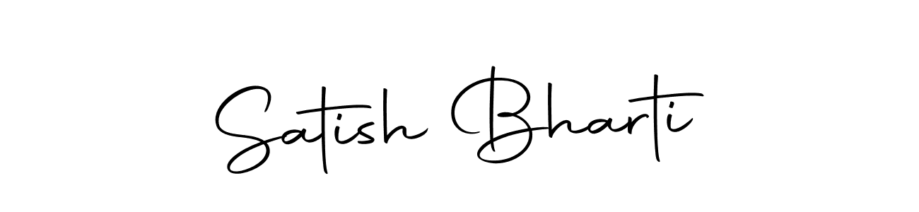 Create a beautiful signature design for name Satish Bharti. With this signature (Autography-DOLnW) fonts, you can make a handwritten signature for free. Satish Bharti signature style 10 images and pictures png