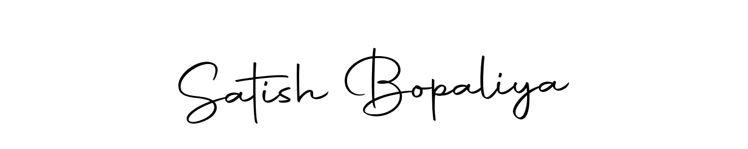 if you are searching for the best signature style for your name Satish Bopaliya. so please give up your signature search. here we have designed multiple signature styles  using Autography-DOLnW. Satish Bopaliya signature style 10 images and pictures png