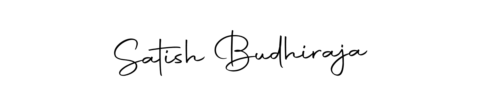 Create a beautiful signature design for name Satish Budhiraja. With this signature (Autography-DOLnW) fonts, you can make a handwritten signature for free. Satish Budhiraja signature style 10 images and pictures png