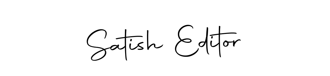 Autography-DOLnW is a professional signature style that is perfect for those who want to add a touch of class to their signature. It is also a great choice for those who want to make their signature more unique. Get Satish Editor name to fancy signature for free. Satish Editor signature style 10 images and pictures png