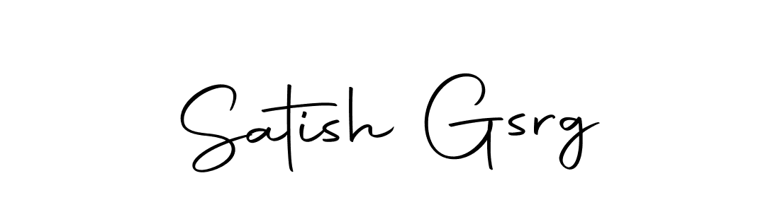 You should practise on your own different ways (Autography-DOLnW) to write your name (Satish Gsrg) in signature. don't let someone else do it for you. Satish Gsrg signature style 10 images and pictures png