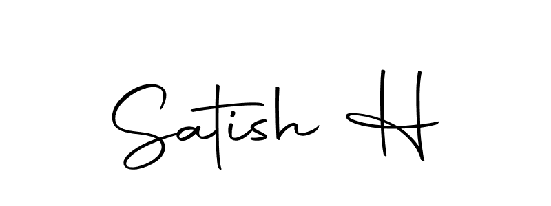 This is the best signature style for the Satish H name. Also you like these signature font (Autography-DOLnW). Mix name signature. Satish H signature style 10 images and pictures png