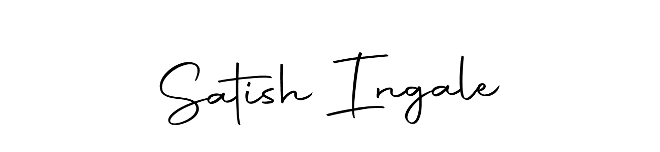 Design your own signature with our free online signature maker. With this signature software, you can create a handwritten (Autography-DOLnW) signature for name Satish Ingale. Satish Ingale signature style 10 images and pictures png