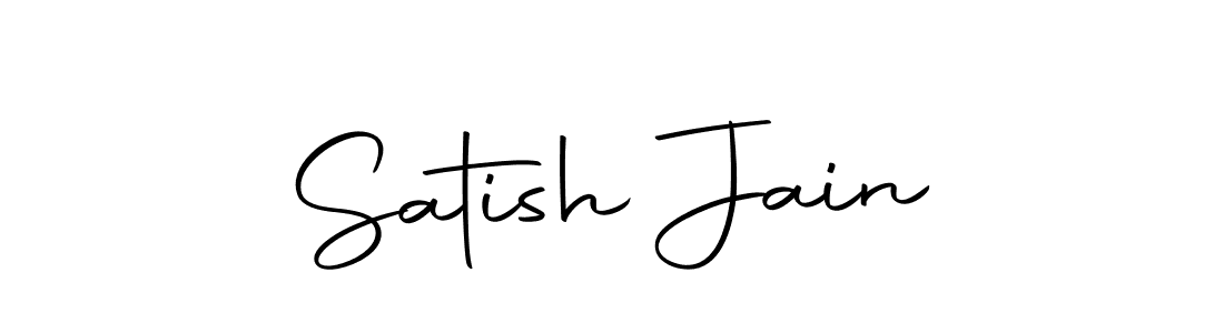 How to make Satish Jain name signature. Use Autography-DOLnW style for creating short signs online. This is the latest handwritten sign. Satish Jain signature style 10 images and pictures png