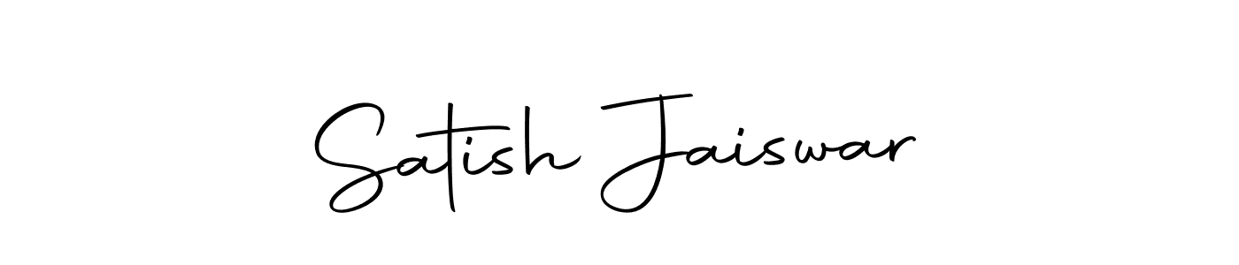 You can use this online signature creator to create a handwritten signature for the name Satish Jaiswar. This is the best online autograph maker. Satish Jaiswar signature style 10 images and pictures png
