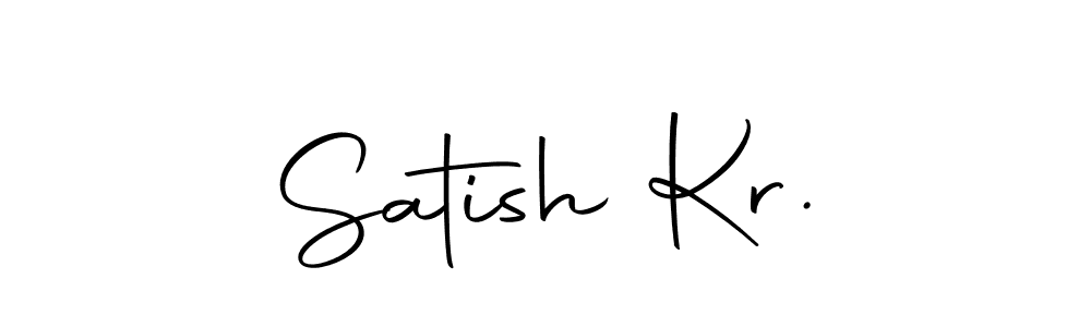 Create a beautiful signature design for name Satish Kr.. With this signature (Autography-DOLnW) fonts, you can make a handwritten signature for free. Satish Kr. signature style 10 images and pictures png