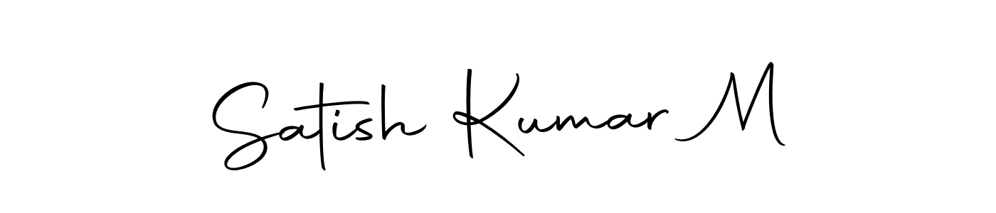 This is the best signature style for the Satish Kumar M name. Also you like these signature font (Autography-DOLnW). Mix name signature. Satish Kumar M signature style 10 images and pictures png