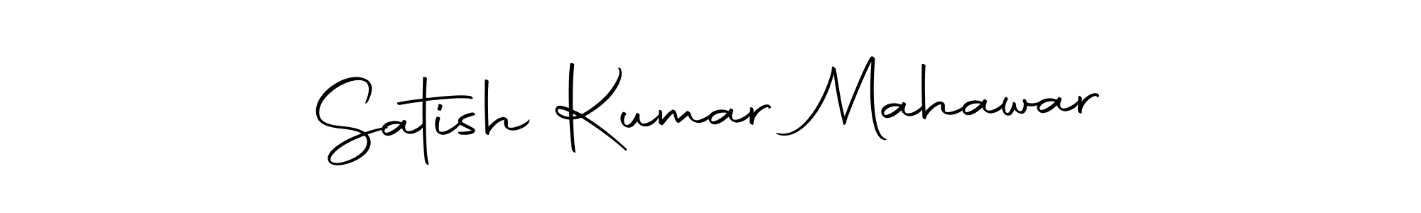 Autography-DOLnW is a professional signature style that is perfect for those who want to add a touch of class to their signature. It is also a great choice for those who want to make their signature more unique. Get Satish Kumar Mahawar name to fancy signature for free. Satish Kumar Mahawar signature style 10 images and pictures png
