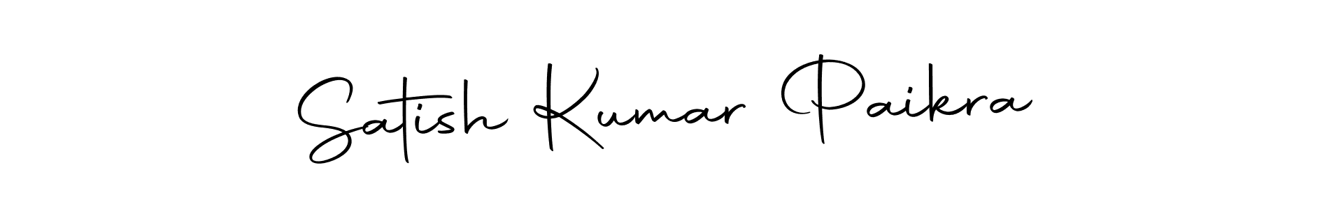 Create a beautiful signature design for name Satish Kumar Paikra. With this signature (Autography-DOLnW) fonts, you can make a handwritten signature for free. Satish Kumar Paikra signature style 10 images and pictures png