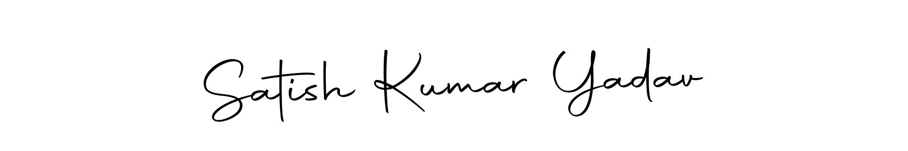 You can use this online signature creator to create a handwritten signature for the name Satish Kumar Yadav. This is the best online autograph maker. Satish Kumar Yadav signature style 10 images and pictures png