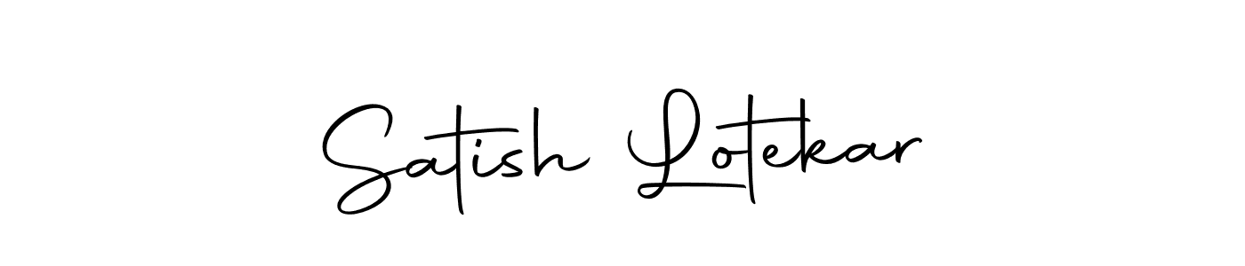 It looks lik you need a new signature style for name Satish Lotekar. Design unique handwritten (Autography-DOLnW) signature with our free signature maker in just a few clicks. Satish Lotekar signature style 10 images and pictures png