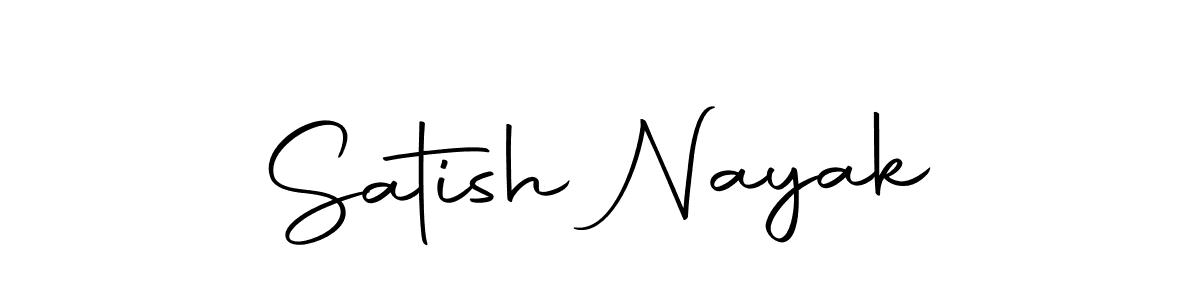 Design your own signature with our free online signature maker. With this signature software, you can create a handwritten (Autography-DOLnW) signature for name Satish Nayak. Satish Nayak signature style 10 images and pictures png