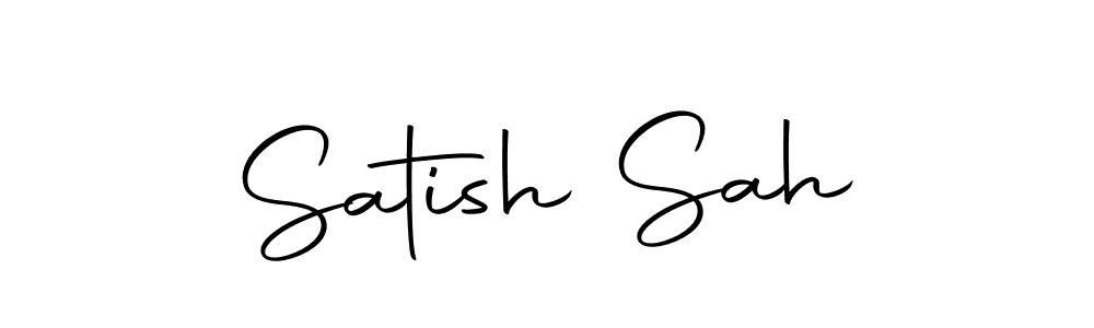 Make a beautiful signature design for name Satish Sah. With this signature (Autography-DOLnW) style, you can create a handwritten signature for free. Satish Sah signature style 10 images and pictures png