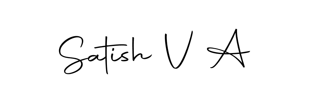 Also we have Satish V A name is the best signature style. Create professional handwritten signature collection using Autography-DOLnW autograph style. Satish V A signature style 10 images and pictures png