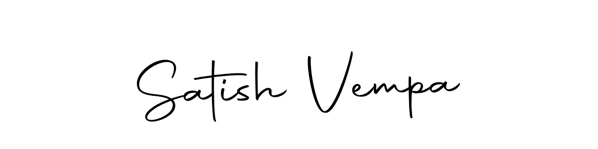 How to make Satish Vempa signature? Autography-DOLnW is a professional autograph style. Create handwritten signature for Satish Vempa name. Satish Vempa signature style 10 images and pictures png