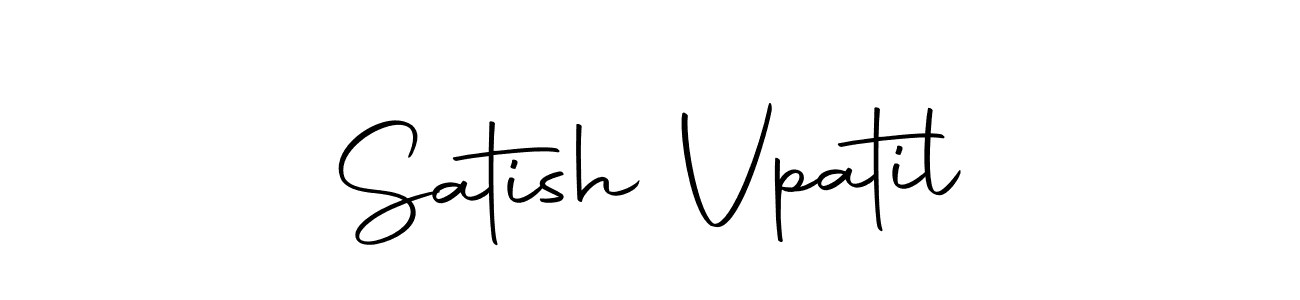 How to make Satish Vpatil signature? Autography-DOLnW is a professional autograph style. Create handwritten signature for Satish Vpatil name. Satish Vpatil signature style 10 images and pictures png