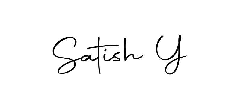How to make Satish Y signature? Autography-DOLnW is a professional autograph style. Create handwritten signature for Satish Y name. Satish Y signature style 10 images and pictures png
